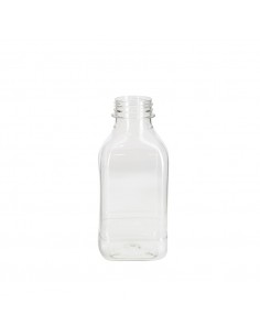 Botellas PET reciclable y transparentes : Dimensiones - L|8x8x23cm|1000ml| ( 50 uds.)